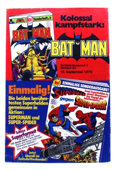 DC Comics Superman Batman Comic Nr. 19 (1976): Der schwarze Engel von Ehapa